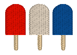 4th of july popsicle ($12)