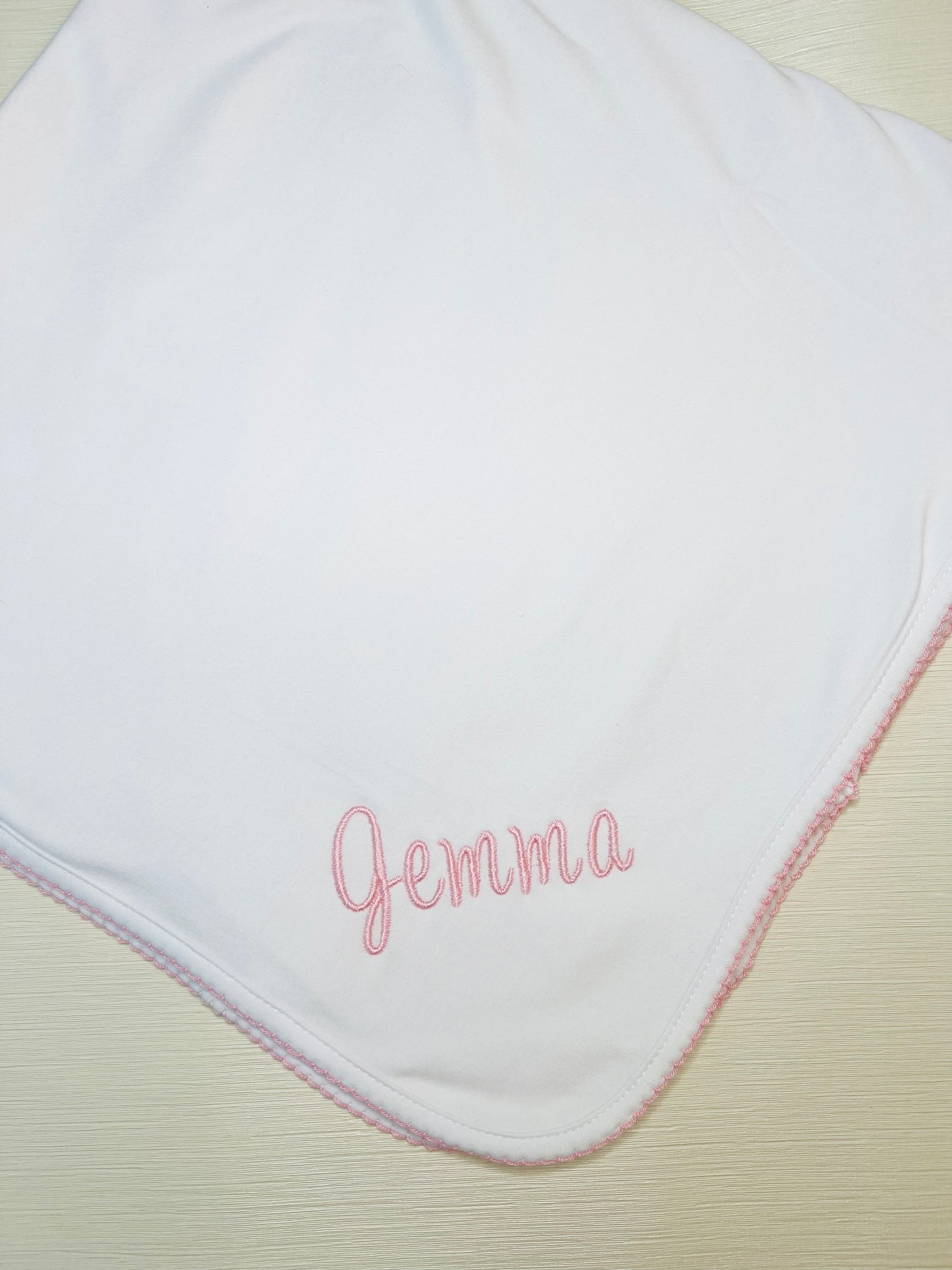 Picot Trim Baby Blanket