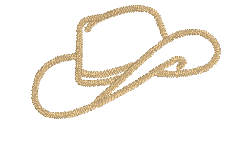 Cowboy Hat Outline ($4)