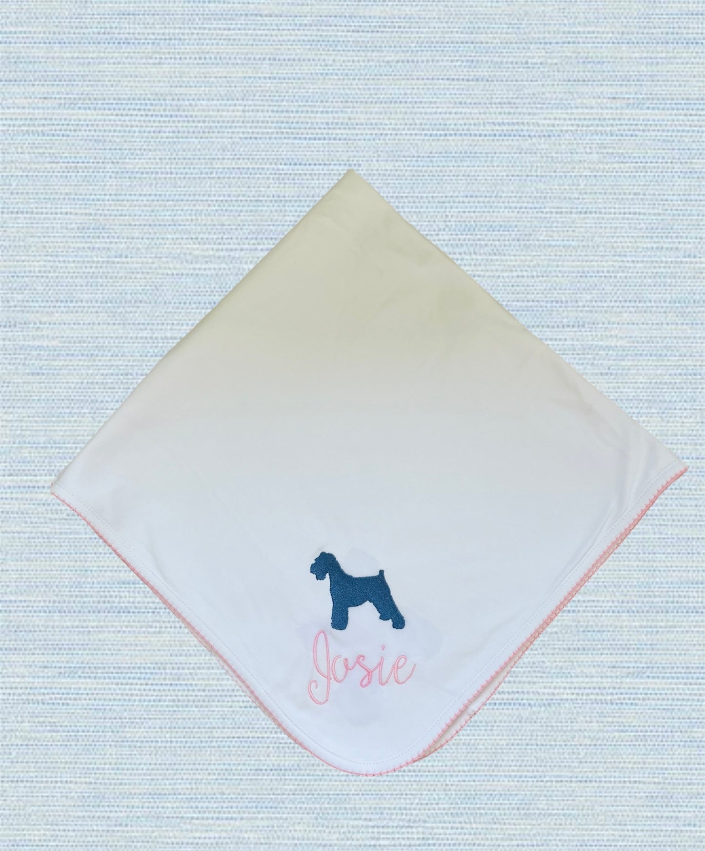 Picot Trim Baby Blanket