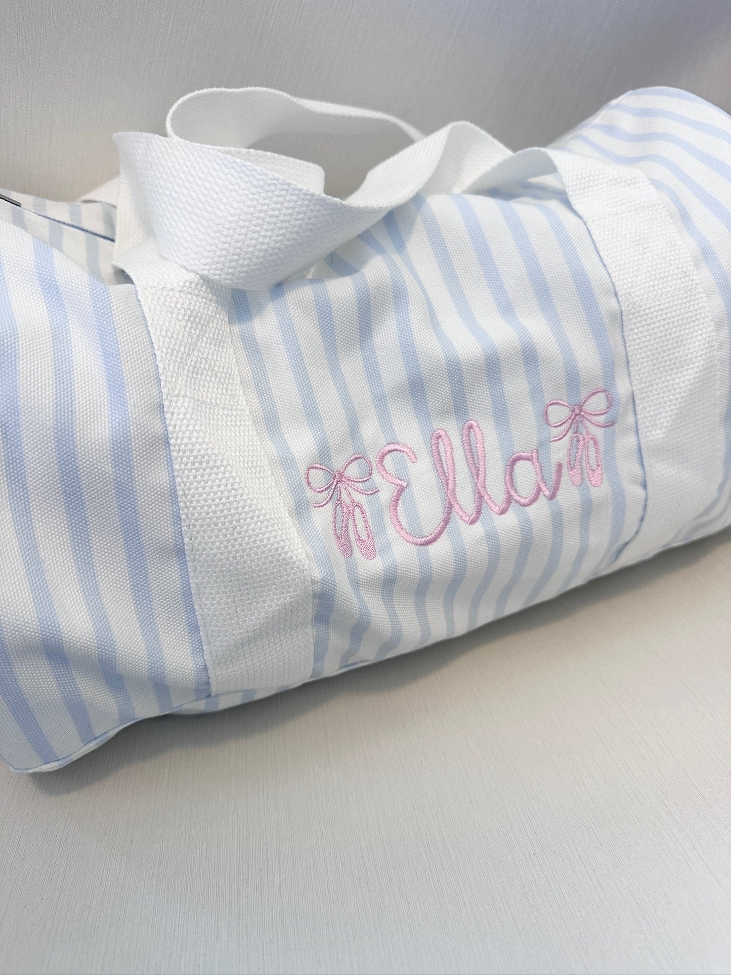 Light Blue Duffle Bag