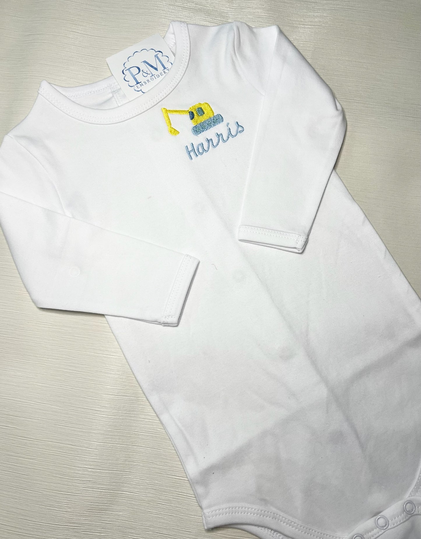 Unisex Long Sleeve Infant Onesie
