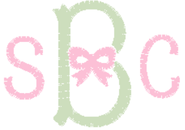 Bow Monogram ($4)