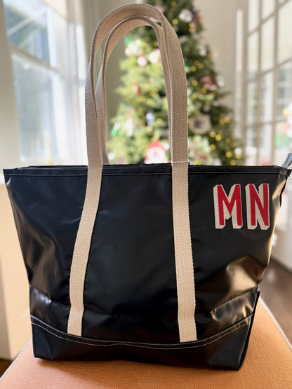 Navy Big Sur Splash Tote - Shore