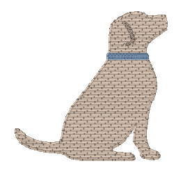 yellow lab (blue or pink collar) ($8)