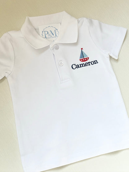 Boys Short Sleeve Polo Shirt