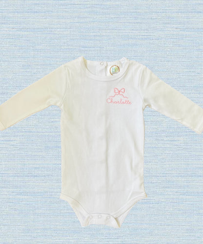 Unisex Long Sleeve Infant Onesie