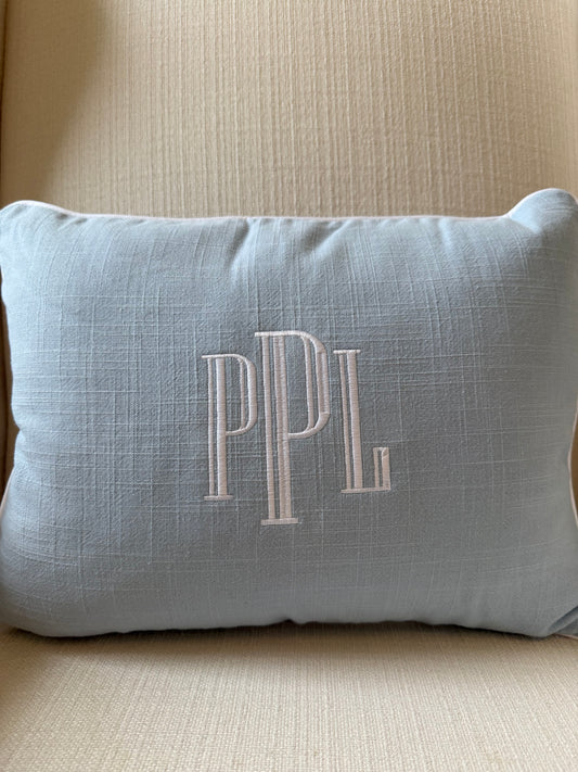 Linen Baby Pillow 12" X 16"