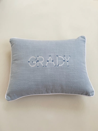 Linen Baby Pillow 12" X 16"