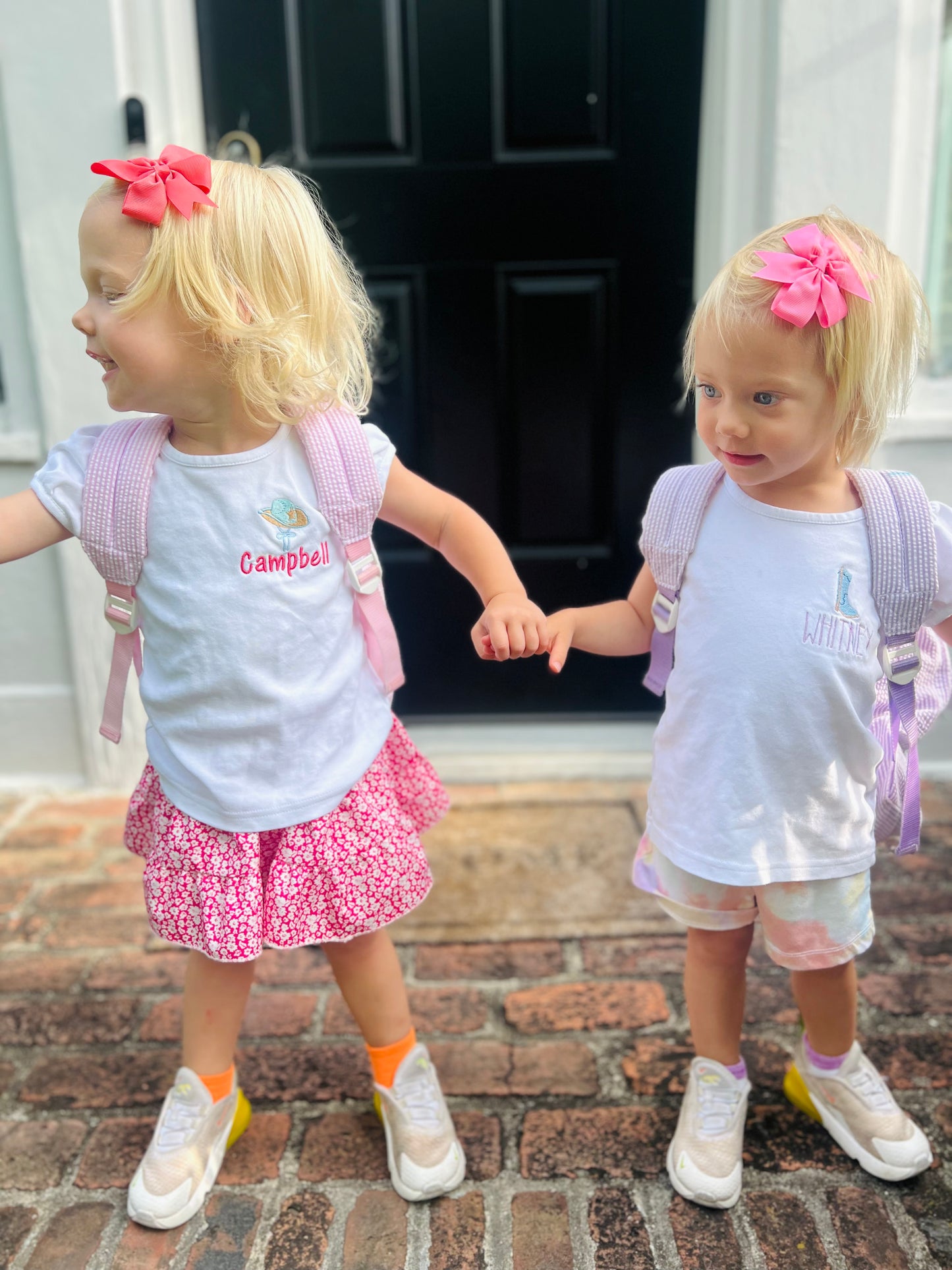 Short Sleeve Girl's T-Shirt with Puff Sleeve