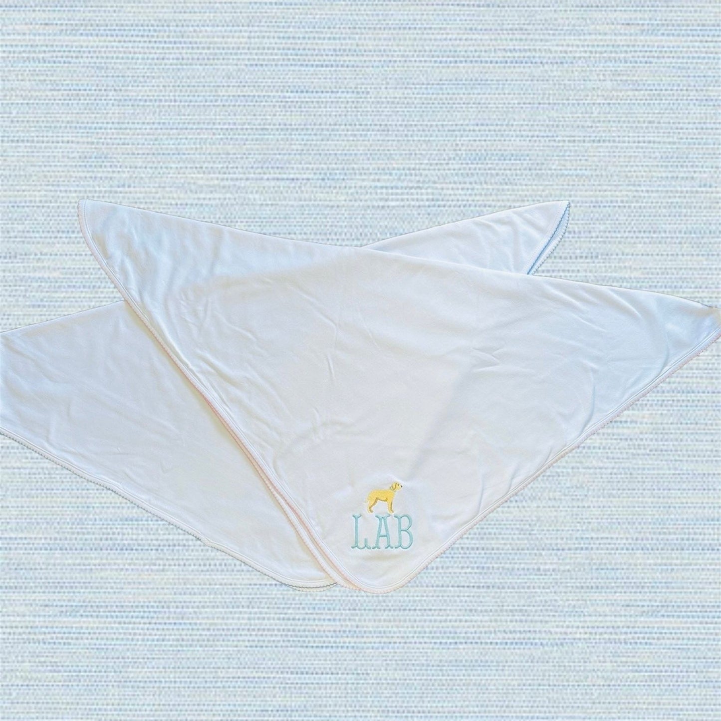 Picot Trim Baby Blanket