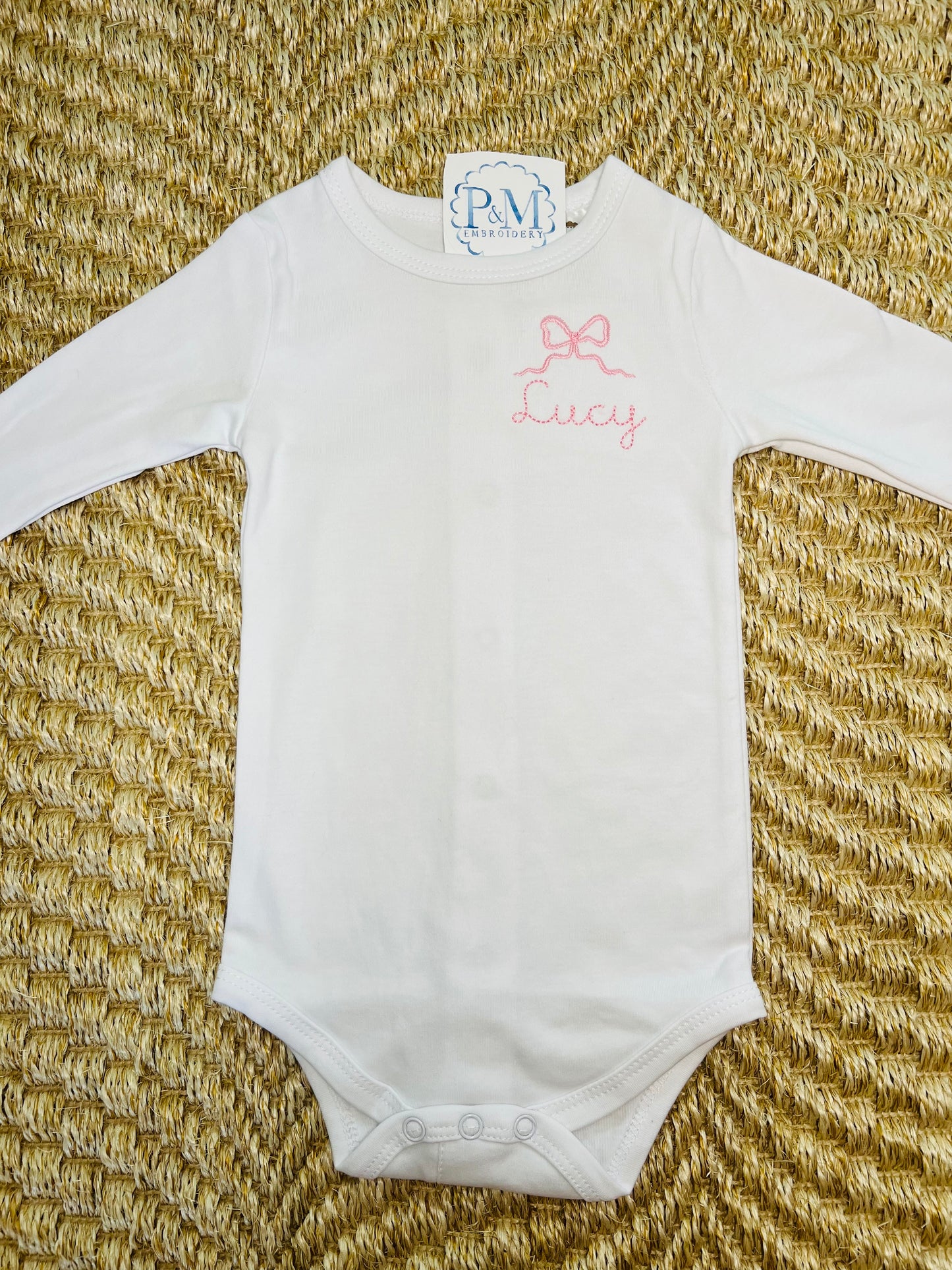 Unisex Long Sleeve Infant Onesie