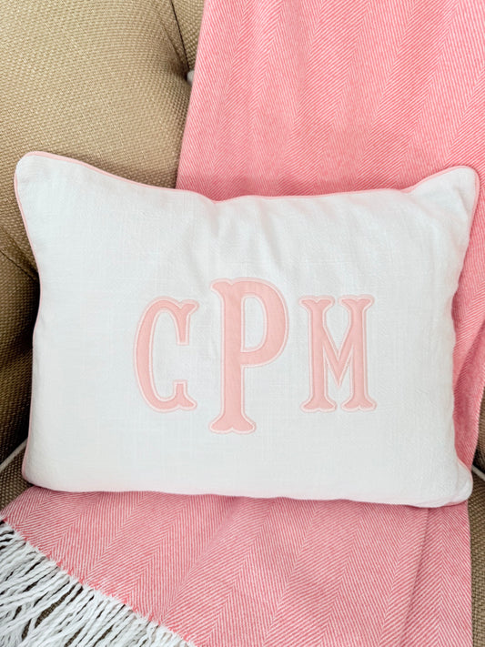 Linen Baby Pillow 12" X 16"