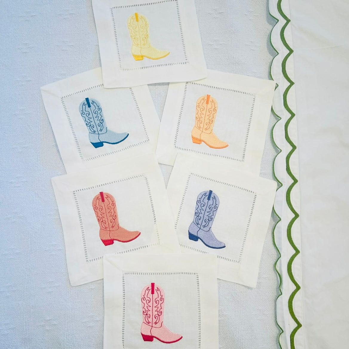 Cowboy Boot Cocktail Napkins