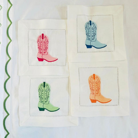 Cowboy Boot Cocktail Napkins