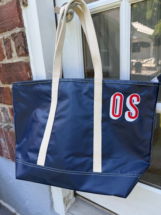 Navy Big Sur Splash Tote - Shore