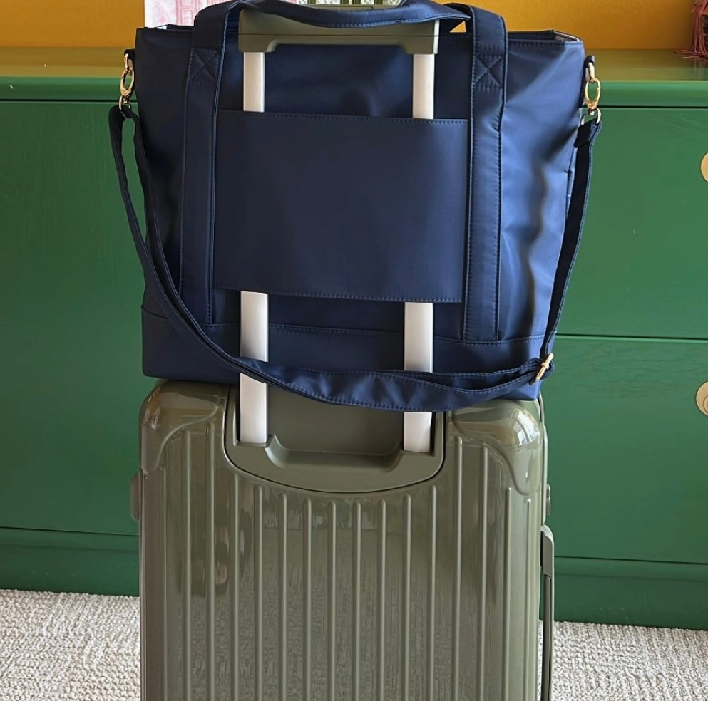 Trvl X Biscuit Shelby Blue Travel Tote
